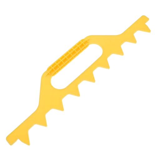 Plastic Beehive Frame Spacer and Beekeeping Spacing Tool for Hive Management, Yellow 8-Frame Holder for Beekeepers and Apiary Use