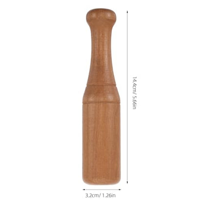 2pcs Sauerkraut Pounder for Mason Jars - Wood Pestle Stick Grinder Pestle Food Grinding Stick - Kitchen Muddler for Spice Grinding