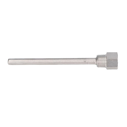 1-Pack Stainless Steel Thermowell, G1/2 Male Thread 6.7 Inch Temperature Sensor Protector, for Brew Kettles and Industrial Applications