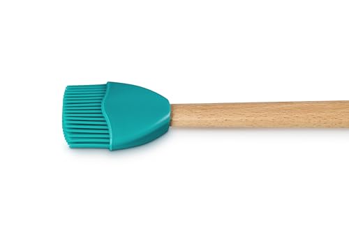 Le Creuset Silicone Signature Basting Brush, Riviera - color: Riviera
