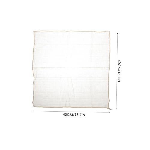 Alipis 6pcs Reusable Cheesecloth Filter Cloth for Straining Draining and Tofu Making Unbleached Multi-use Kitchen Essential for Cheese Yogurt and Juicing