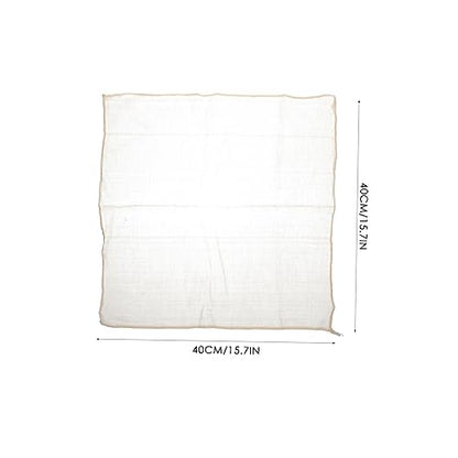 Alipis 6pcs Reusable Cheesecloth Filter Cloth for Straining Draining and Tofu Making Unbleached Multi-use Kitchen Essential for Cheese Yogurt and Juicing