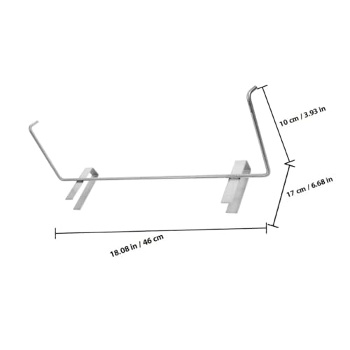 VILLCASE 3pcs Stainless Steel Beekeeping Frame Holder Rack for Hive Frames Side Mount Support Beehive Storage Tool for Beekeepers