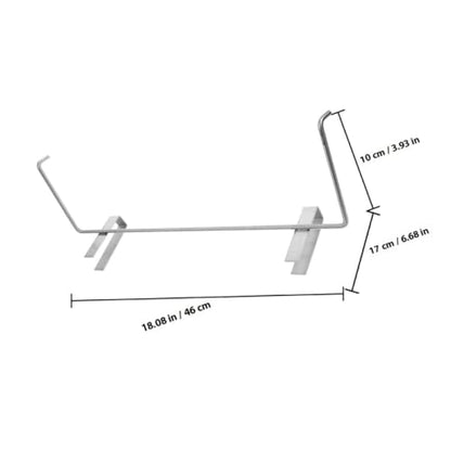 VILLCASE 3pcs Stainless Steel Beekeeping Frame Holder Rack for Hive Frames Side Mount Support Beehive Storage Tool for Beekeepers