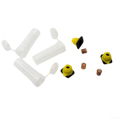 Bee Queen Rearing Cup Kit for Beekeeping, Plastic Cell Cup System with Cage for Grafting Larvae Breeding and Hive Management Tools