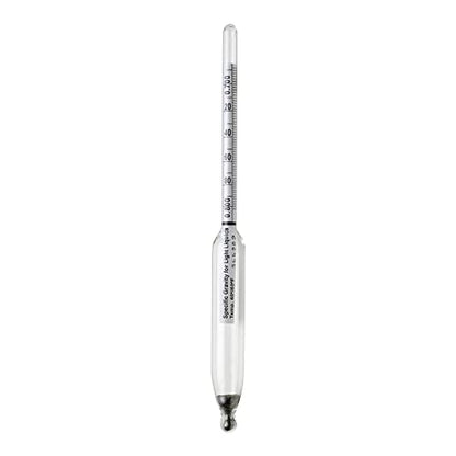 SP Bel‑Art H‑B DURAC Specific Gravity Hydrometer 1.000–1.600 Range for Liquids Heavier Than Water, Precision Laboratory Density Meter, Glass Hydrometer (B61801‑7000)