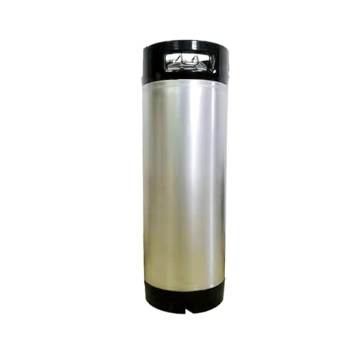 TWELVETAP-Rubber Handle Corny Beer Keg, Stainless Steel, Keg, Keg, Leak Proof Lid, Soda Barrel, Home Brew, 19L Premium Cornelius(19L) - color: 19L