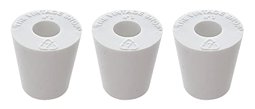 Home Brew Ohio #3 Drilled Rubber Stopper Set of 3