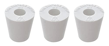 Home Brew Ohio #3 Drilled Rubber Stopper Set of 3