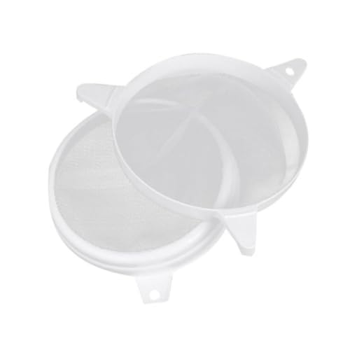 Zerodeko Honey Strainer with Nylon Filter Mesh Double Sieve Plastic Beekeeping Tool for Honey Filtering, Sturdy and Anti-Rust Design for Beekeeping Use