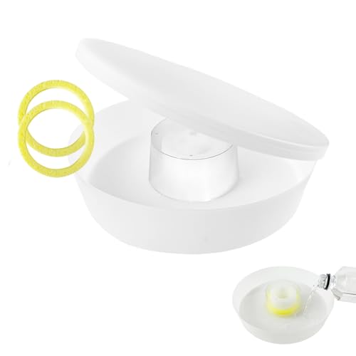 Upgraded Rapid Bee Top Feeder with Anti-Drowning Sponge Rings, Round Hive Top Feeders for 8-Frame and 10-Frame Bee Hives (1 Pack) - style: 1 Pack