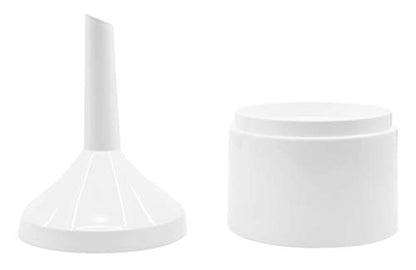 EISCO Buchner Funnel, 7.5cm - Polypropylene, 2 Parts - Designed for 5-6cm Filter Paper - Stem Length, 6cm - Lightweight, Autoclavable