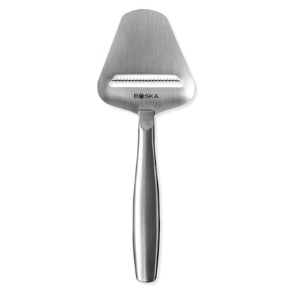 Boska Stainless Steel Cheese Slicer - Copenhagen For All Types of Cheese - Multi-Functional Cheese Slicer - Handheld Slicer - Silver Non-Stick - Dishwasher Safe - For Kitchen Cooking - style: Cheese Slicer