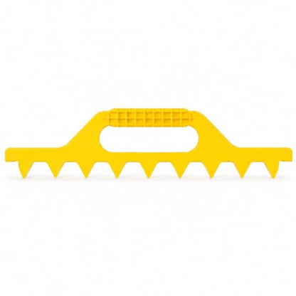 Beehive Frame Spacer Tool, Hive Frame Spacing Rake for 7/8/9 Frame Layout, ABS Plastic or 201 Stainless Steel Beekeeping Spacer for Even Hive Frame Alignment(Yellow - 8 Frame) - color: Yellow - 8 Frame