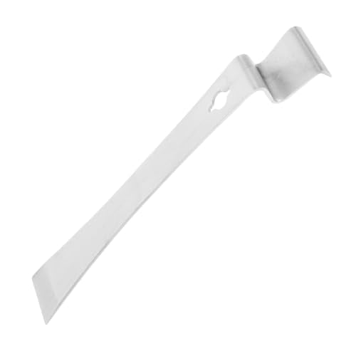 Stainless Steel Beekeeping Hive Scraper Tool with Pry Screws and Beeswax Scraping Edges, Sturdy Metal Beehive Tool for Professional Beekeepers and Hive Maintenance