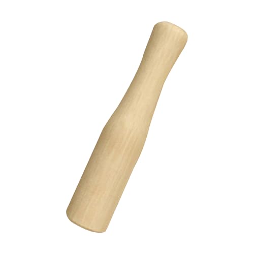 Cabilock Solid Wood Muddler 5.51 Inch Natural Wooden Pestle Grinding Rod Ergonomic Handle for Cocktails Sauces Purees and Baby Food Preparation