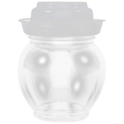 Healeved Plastic Fermentation Jar 800ml Kitchen Pickle Container with Airtight Seal Plastic Storage Jar for Kimchi and Vegetable Fermenting at Home