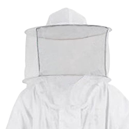 Bee Jacket,Professional Soft Beekeeping,Beekeeping Veil Protective Equipment,Full Keeper Suit with Beekeeper Hat for Men Women (White XL) - color: White Xl