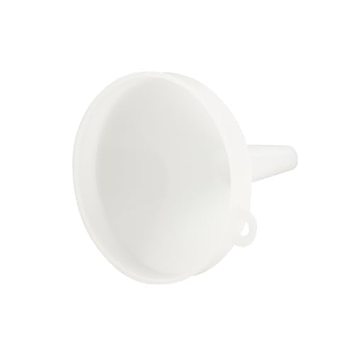 Restaurantware-Met Lux 8-ounce Plastic Funnel, 1 Plastic Funnel - Precise Spout, White Pouring Tool, Wide Spout, For Transferring Ingredients - size: 8 oz, style: Funnel