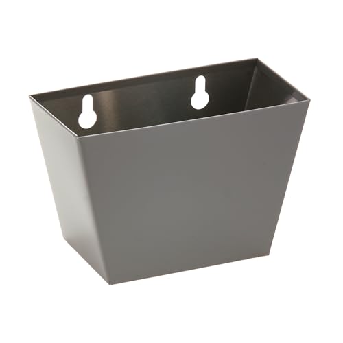 Stainless Steel Bottle Cap Catcher Wall Mounted Beer Bottle Top Bucket Silver | Rustproof, Beer Bottle Top Remover Bucket, Screw in Wall for Wooden Shelf Fence Post Table - color: Silver