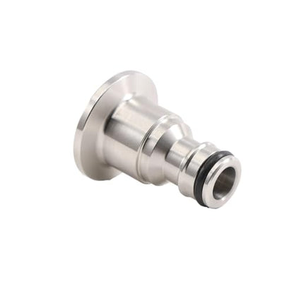 34mm TC to Garden Connector - Stainless Steel 304 Tri Clamp Garden Adapter for Homebrew Brewery Conical Fermenter Parts
