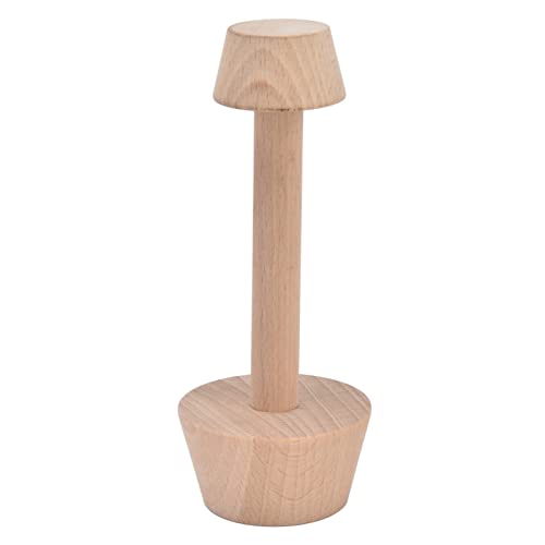 Wooden Tart Tamper - Double Side Pie Dough Press for Mini Tarts, Muffins, Cheesecakes & Desserts | Durable & Easy-to-Use Baking Tool