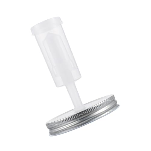 Fermenter Jar Lids Kit for 87mm Wide Mouth Mason Jars with Airlock Fermentation Lid and Sturdy Seal for Home Fermenting and Kimchi Making Random Color