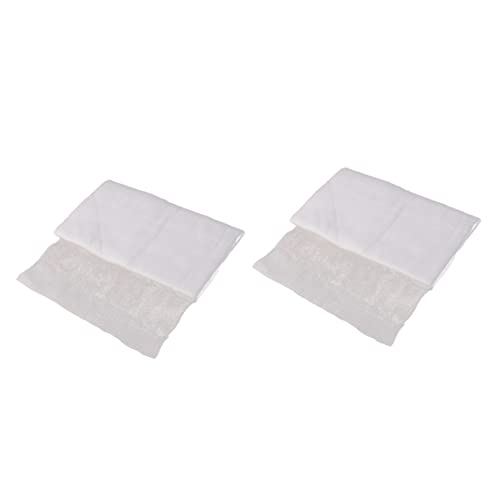 ABOOFAN 2pcs Unbleached Cheese Cloths Kefir Strainer Cotton Fabric for Baking Straining - color: Whitex2pcs, size: Size 2x2pcs