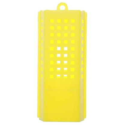 Queen Bee Cage 50Pcs Bee Tools Beekeeping Transport Cages Queen Hive Yellow Isolated Cage for Beekeeping Supplies
