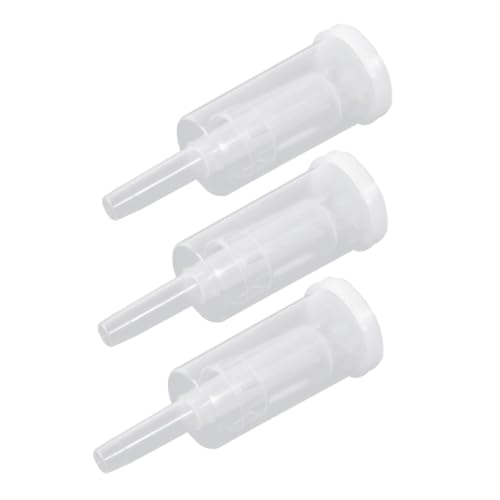 3Sets Homemade Way Valves with Plugs Air Lock for Fermentation Easy Installation for Wine Making Oxygen Entry
