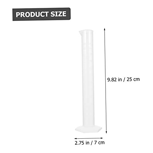 Cabilock 1 Set Laboratory Measuring Cylinder Graduated Dropper Measure Tubes Liquid Cylinders Measuring Cylinder Kit Chemistry Cylinder Equipment Laboratory Cylinder Plastic