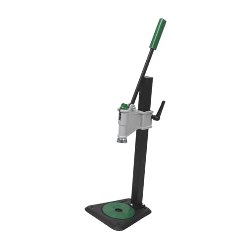 Manual Bench Bottle Capper Tool for Homebrew Beer Bottles Adjustable Height 7.8-18.3 Inches Iron Lever Type Capping Machine for DIY Beverage Packaging and Parties