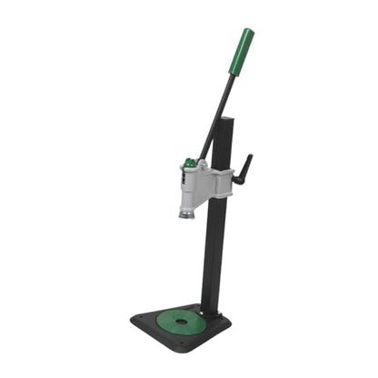 Manual Bench Bottle Capper Tool for Homebrew Beer Bottles Adjustable Height 7.8-18.3 Inches Iron Lever Type Capping Machine for DIY Beverage Packaging and Parties
