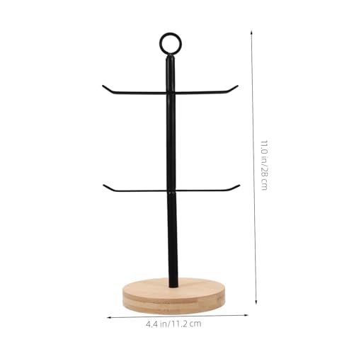 Cabilock 1pc Cup Lid Organizer Desktop Holder Tumbler Lid Rack Mason Jar Storage Stand Freestanding Drying Rack