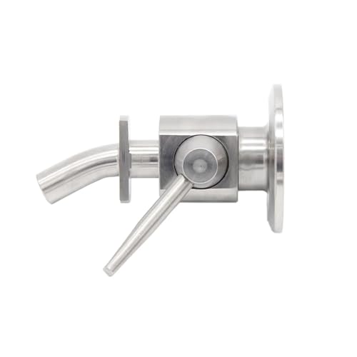 Home & Brewing 1.5" TC Sample Valve 304 Stainless Steel Sanitary Clamp Brewing Sample Valve Homebrew Conical Fermenter Brewing Accessories(B) - color: A