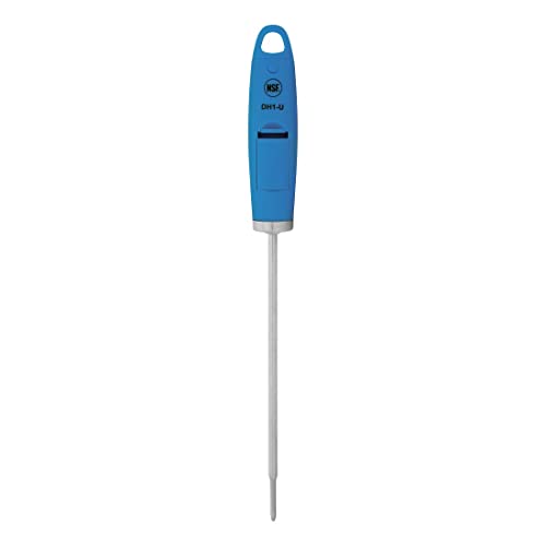 Escali DH1 Gourmet Digital Meat Thermometer with Extra Long Probe, NSF Certified, Blue - color: Blue