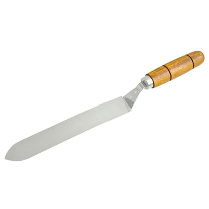 Stainless Steel Beekeeping Tool Uncapping Knife Double Flat Cut and Wood Handle, Rust-Resistant Honey Extractor Tool for Beekeeping Supplies Random Color