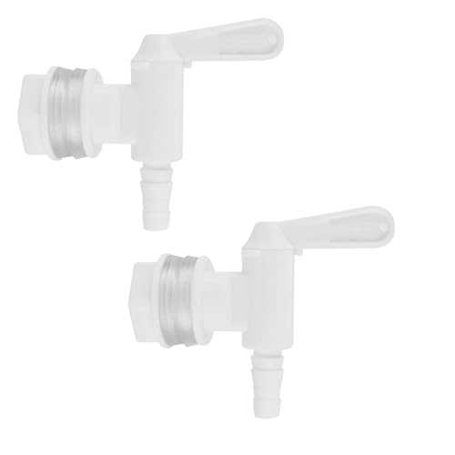 2 Pack Beer Faucet, Bottling Bucket Plastic Spigot Beer Brew Bucket Tap Faucet Replacement Spigot for Home Beer Brewing