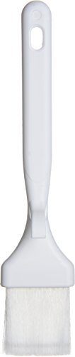 SPARTA Meteor Basting Brush, Nylon Bristle Pastry Brush for Cooking and Baking, 2" Wide, 1 Count, White