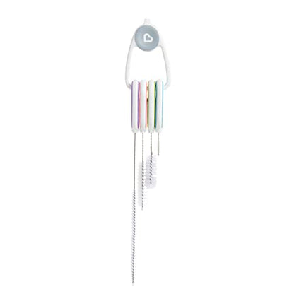 Munchkin® Details™ Bottle and Cup Cleaning Brush 4 Piece Set with Key Ring,(Pack of 12) - size: 4 Piece Set (Pack of 12)
