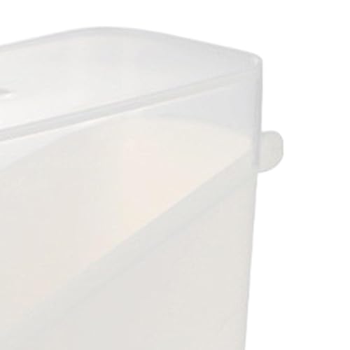 Refrigerator Cheese Holder – Transparent Sealed Food Saver Bin, Compact Dairy Organizer Case for Home Rental Property Hotel Restaurant Countertop Chilled Storage