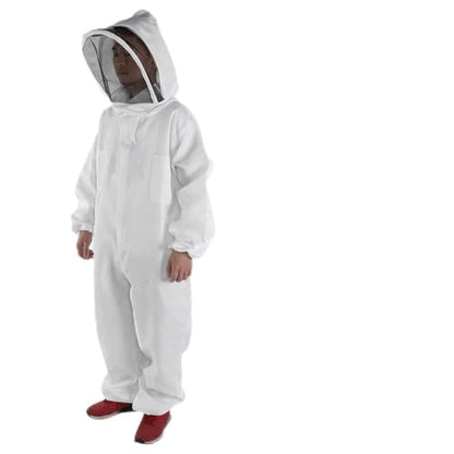 LICAEVEY Beekeeper, Professional Beekeeping Full Body Jacket Smock Suit with Veil Hood - size: XX-Large