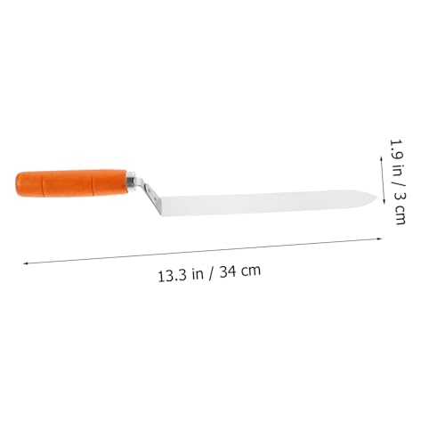 BESPORTBLE Stainless Steel Honey Extractor Uncapping Knife for Beekeeping Sturdy Honey Scraper Tool Serrated Edge and Ergonomic Handle