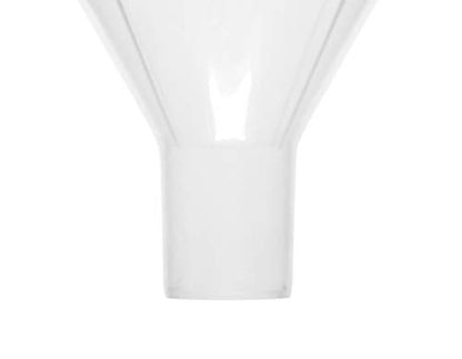 EISCO Powder Funnel, 4" - Polypropylene Plastic - Parallel Stem - Resistant to Acids & Alkalis - Great for Laboratory, Classroom or Home Use