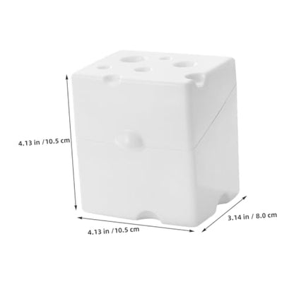 Hemoton Airtight Plastic Cheese Storage Box with Flip Lid 1pcs White Abs Refrigerator Cheese Saver Container for Fridge Food Organization