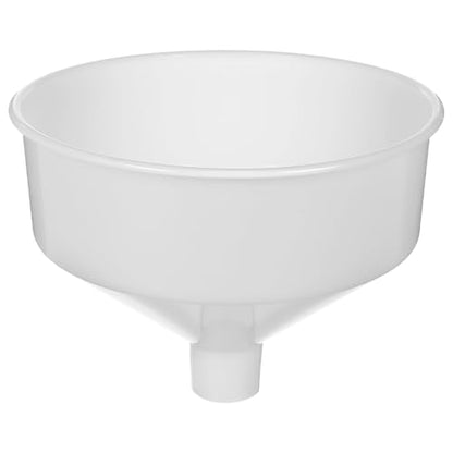 ULTECHNOVO Extra Large Plastic Funnel, 10.4" Wide Mouth Kitchen Funnel for Liquid & Powder Transfer, Thick Food Grade Jumbo Oil for Filling Bottles, Beer & Canning