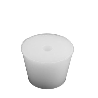 Reusable Silicone Hollow Conical Wine Stopper, Alkali Resistant Glass Bottle Stopper Wide Mouth Tube Stopper(10) - size: 10