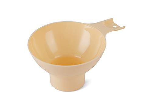 Farm to Table Wide Mouth Canning Funnel, Plastic, 4.75-Inch,Off-White