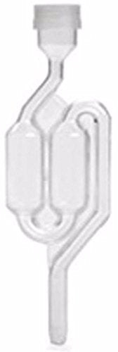 Home Brew Ohio 1 Gallon Jug W/TwinBubble Airlock,Polyseal Lid,38mm cap w/hole