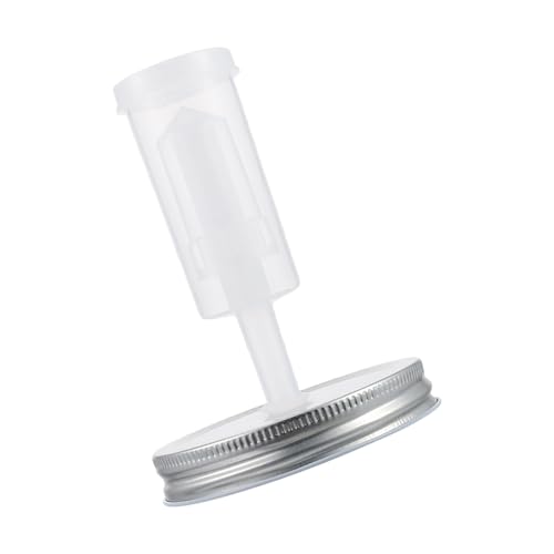 Abaodam Fermenter Jar Lids Fermenting Kit for 87mm Wide Mouth Mason Jars with Airlock Fermentation Lid for Home Canning and Preserving Random Color